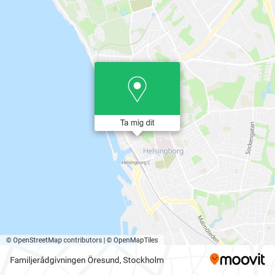 Familjerådgivningen Öresund karta