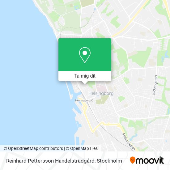 Reinhard Pettersson Handelsträdgård karta