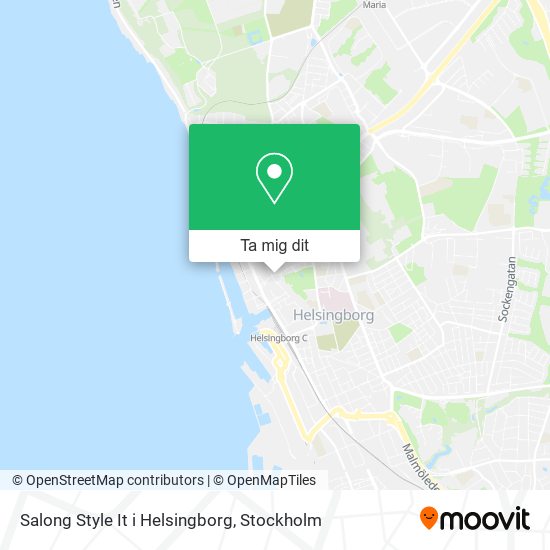 Salong Style It i Helsingborg karta