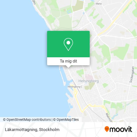 Läkarmottagning karta