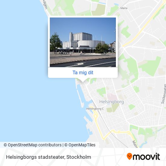 Helsingborgs stadsteater karta