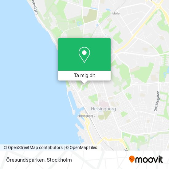 Öresundsparken karta