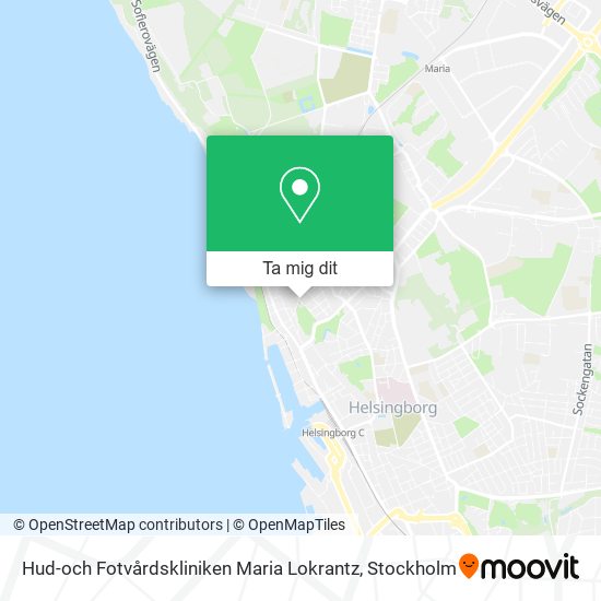 Hud-och Fotvårdskliniken Maria Lokrantz karta