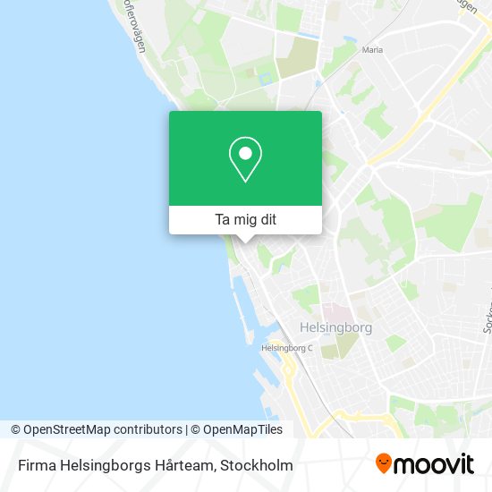 Firma Helsingborgs Hårteam karta