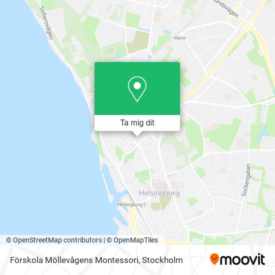 Förskola Möllevågens Montessori karta