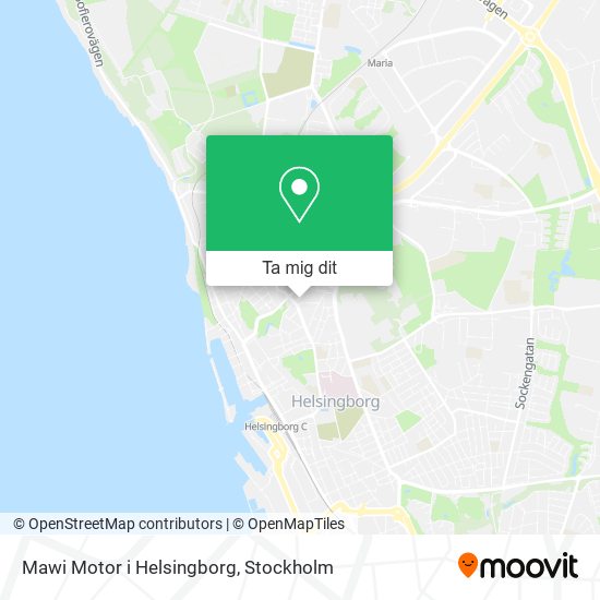 Mawi Motor i Helsingborg karta