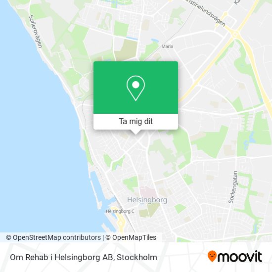 Om Rehab i Helsingborg AB karta