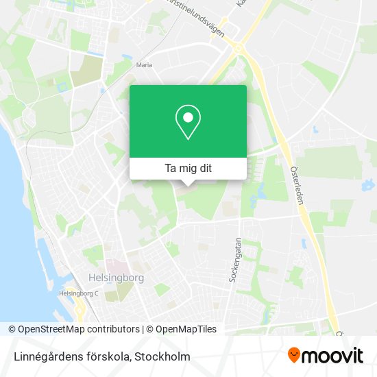 Linnégårdens förskola karta