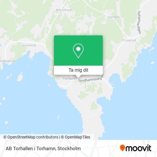 AB Torhallen i Torhamn karta