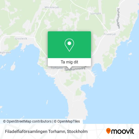 Filadelfiaförsamlingen Torhamn karta