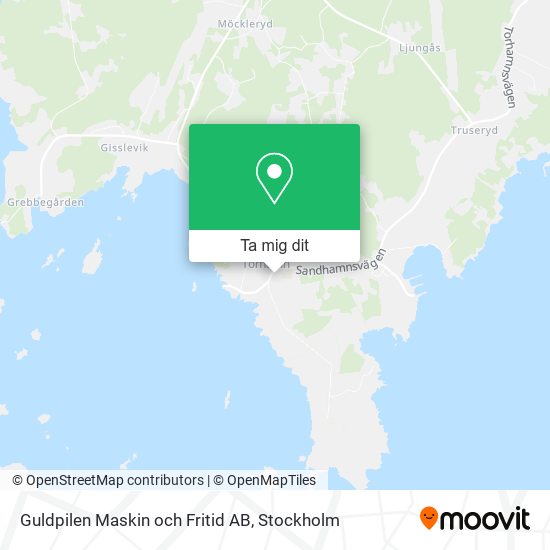 Guldpilen Maskin och Fritid AB karta