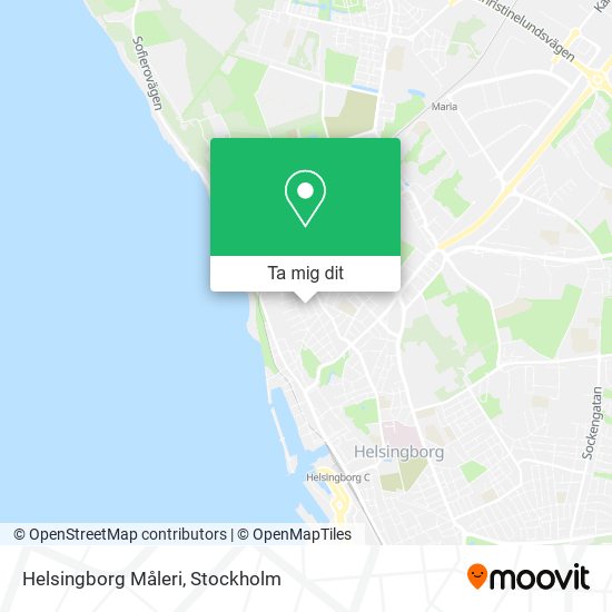 Helsingborg Måleri karta