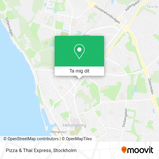 Pizza & Thai Express karta