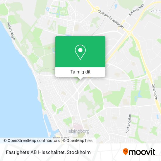 Fastighets AB Hisschaktet karta