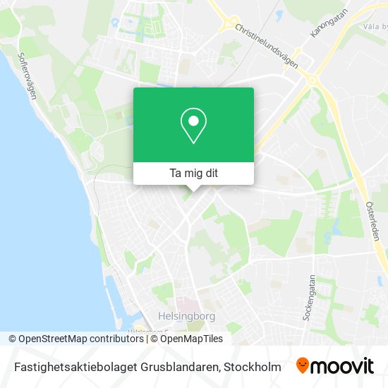 Fastighetsaktiebolaget Grusblandaren karta