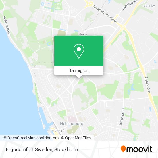 Ergocomfort Sweden karta