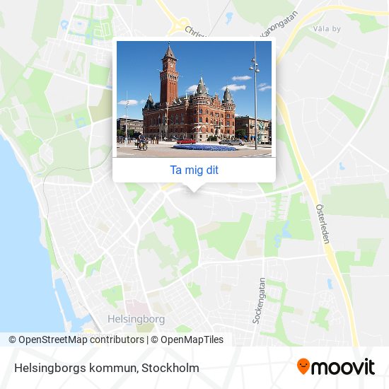 Helsingborgs kommun karta