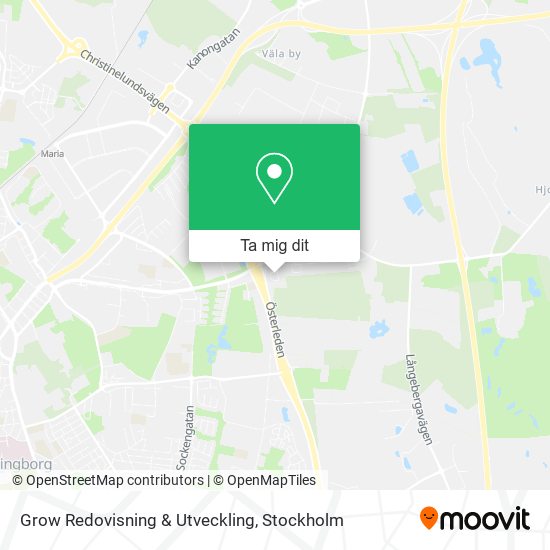 Grow Redovisning & Utveckling karta