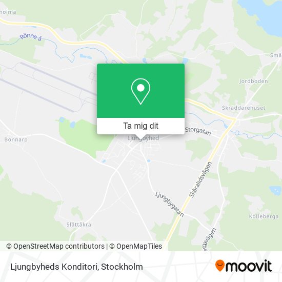 Ljungbyheds Konditori karta
