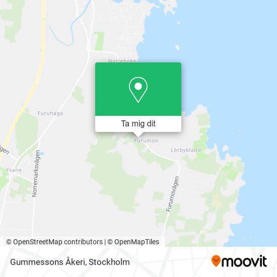 Gummessons Åkeri karta