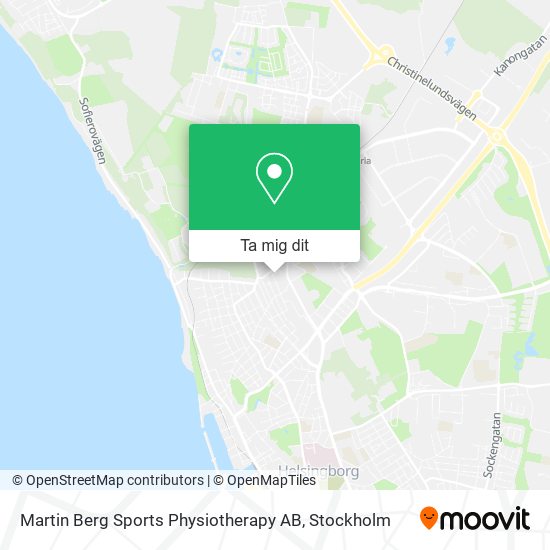 Martin Berg Sports Physiotherapy AB karta