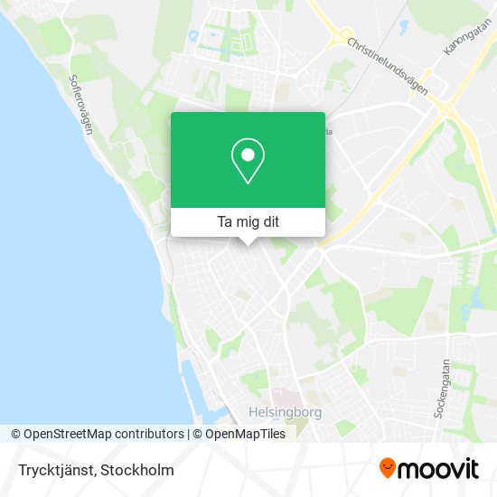 Trycktjänst karta