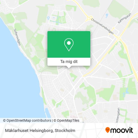 Mäklarhuset Helsingborg karta