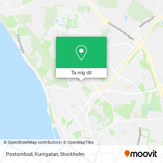 Postombud, Kurirgatan karta