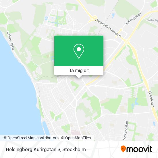Helsingborg Kurirgatan S karta