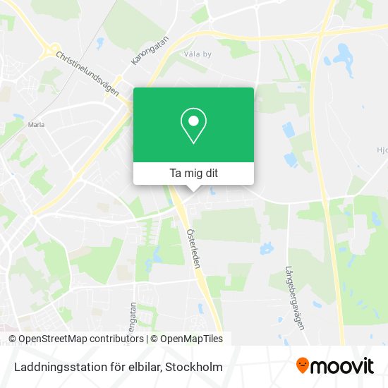 Laddningsstation för elbilar karta