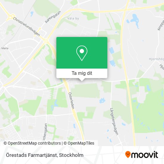 Örestads Farmartjänst karta