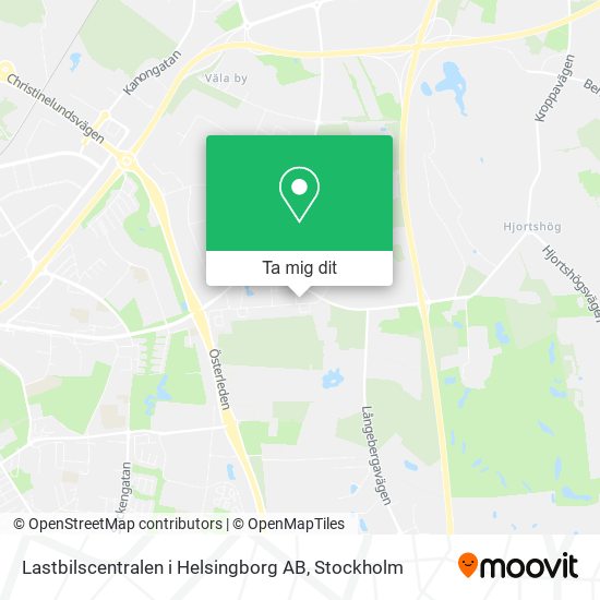 Lastbilscentralen i Helsingborg AB karta
