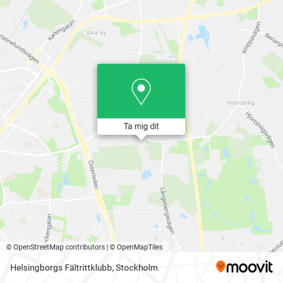 Helsingborgs Fältrittklubb karta