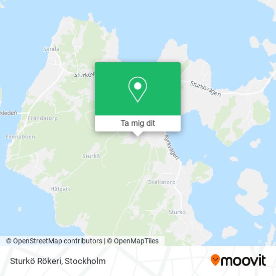 Sturkö Rökeri karta