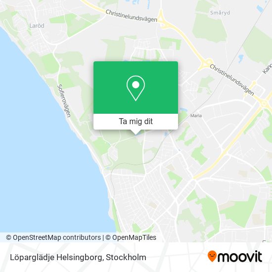 Löparglädje Helsingborg karta