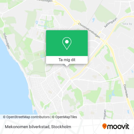 Mekonomen bilverkstad karta