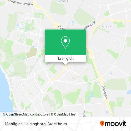 Mobilglas Helsingborg karta