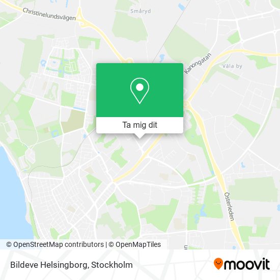 Bildeve Helsingborg karta