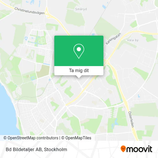 Bd Bildetaljer AB karta
