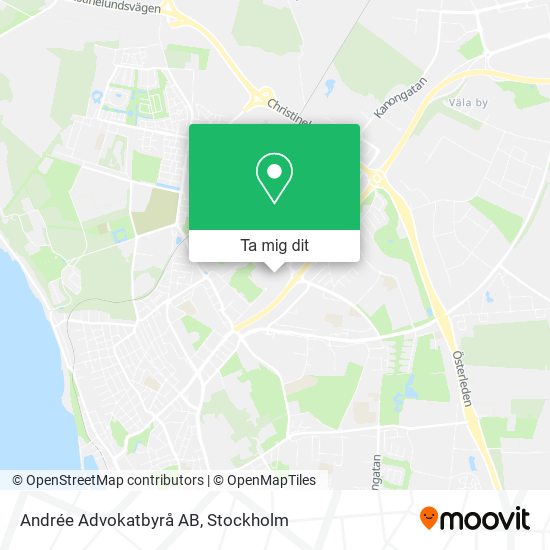 Andrée Advokatbyrå AB karta