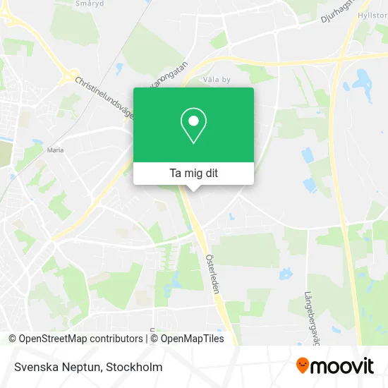 Svenska Neptun karta