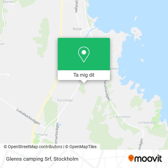 Glenns camping Srf karta