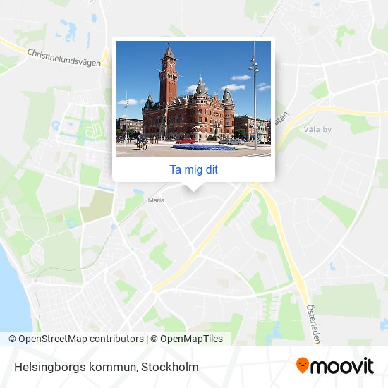 Helsingborgs kommun karta