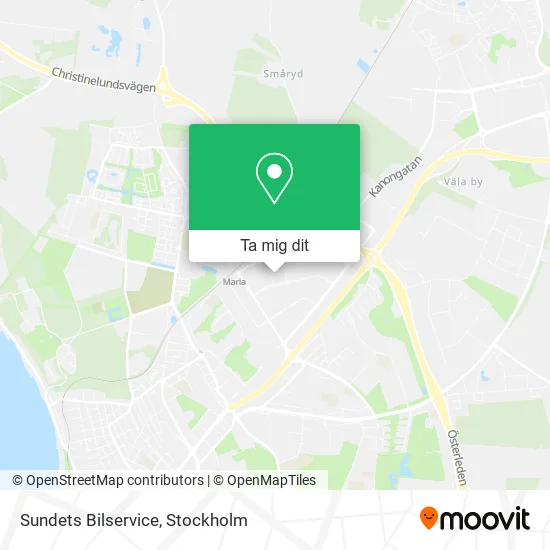 Sundets Bilservice karta