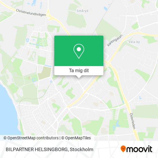 BILPARTNER HELSINGBORG karta