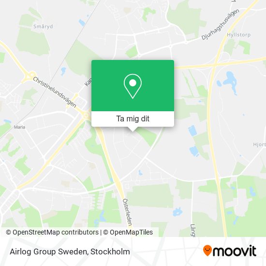 Airlog Group Sweden karta