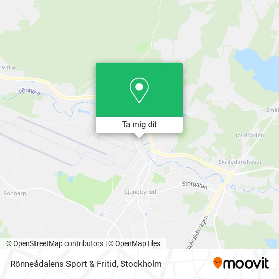 Rönneådalens Sport & Fritid karta