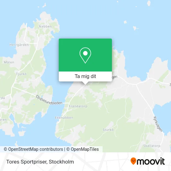 Tores Sportpriser karta