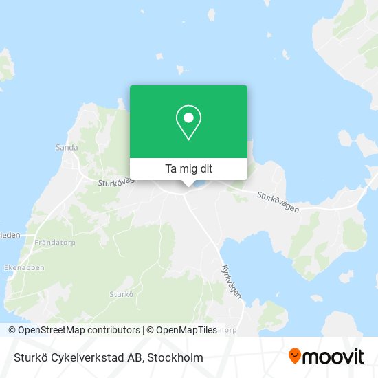 Sturkö Cykelverkstad AB karta