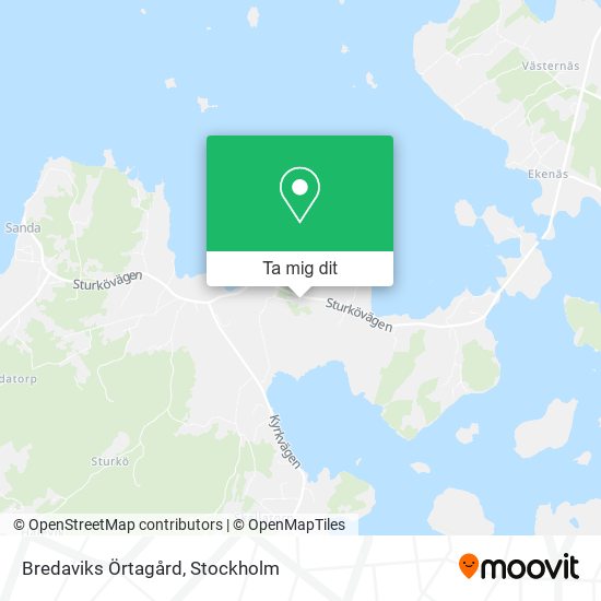 Bredaviks Örtagård karta